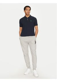 U.S. Polo Assn. Polo MUP3637 Granatowy Regular Fit. Typ kołnierza: polo. Kolor: niebieski. Materiał: bawełna #5