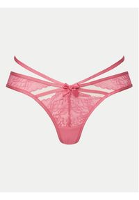 Hunkemöller Komplet 3 par stringów 301423 Różowy. Kolor: różowy. Materiał: syntetyk #6