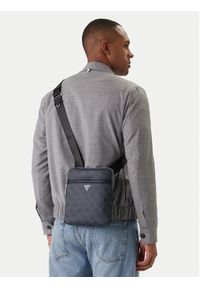 Guess Saszetka Vezzola Smart Crossbody Flat HMEVZL P2223 Czarny. Kolor: czarny. Materiał: skóra #2