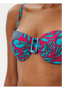 SELMARK - Selmark Góra od bikini BL716 Turkusowy. Kolor: turkusowy. Materiał: syntetyk #4