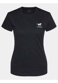 Mustang T-Shirt Loa 1014969 Czarny Regular Fit. Kolor: czarny. Materiał: bawełna