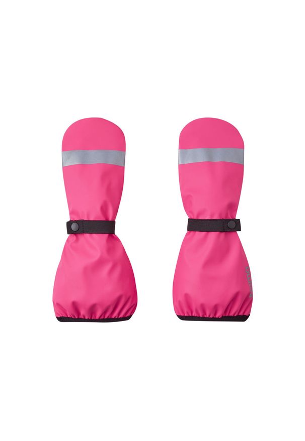Dziecięce rękawiczki przeciwdeszczowe Reima Puro. Kolor: różowy. Sport: turystyka piesza