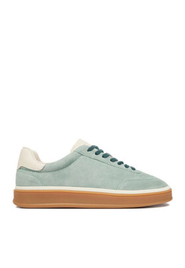 Gino Rossi - GINO ROSSI Sneakersy EO-GRW03 Turkusowy. Kolor: turkusowy. Materiał: skóra, zamsz