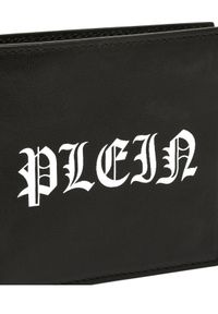 Philipp Plein - PHILIPP PLEIN - Czarny skórzany portfel Gothic. Kolor: czarny. Materiał: skóra
