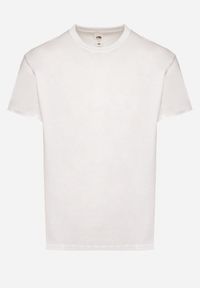 Born2be - Biała Bawełniana Koszulka T-shirt w Stylu Basic Malorisa. Okazja: na co dzień. Kolor: biały. Materiał: bawełna. Styl: klasyczny, casual, elegancki #5