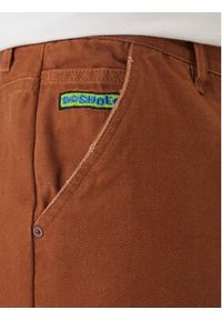 DC Shoes Szorty jeansowe EDYWS03167 Miedziany Wide Leg. Kolor: brązowy. Materiał: bawełna #4