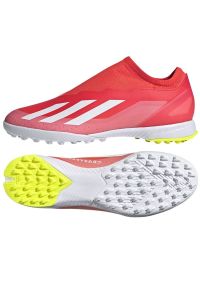 Adidas - Buty piłkarskie adidas X Crazyfast League Ll IF0695 czerwone. Kolor: czerwony. Materiał: guma, syntetyk. Sport: piłka nożna