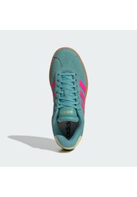 Adidas - Buty VL Court Bold. Kolor: pomarańczowy, żółty, niebieski, wielokolorowy. Obcas: na platformie