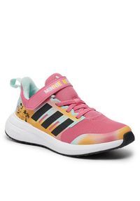 Adidas - adidas Sneakersy Fortarun x Disney Kids ID5259 Różowy. Kolor: różowy. Materiał: materiał, mesh. Wzór: motyw z bajki #5