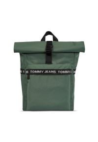 Tommy Jeans Plecak Tjm Essential Rolltop Bp AM0AM11176 Zielony. Kolor: zielony. Materiał: materiał #1