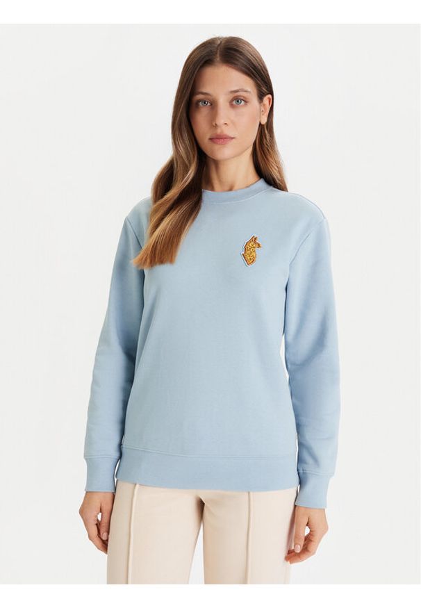 Cotopaxi Bluza Lava Liama Crew F25474W1530 Błękitny Regular Fit. Kolor: niebieski. Materiał: bawełna