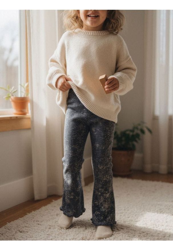 Sinsay - Spodnie flare - wielobarwny