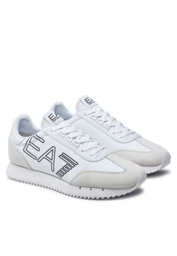 EA7 Emporio Armani Sneakersy X8X101 XK257 U426 Biały. Kolor: biały. Materiał: skóra, zamsz