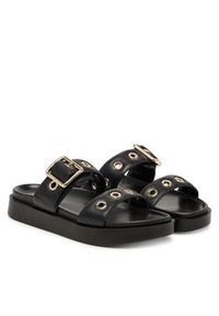 Inuikii Klapki Tilda Buckle 1004.003.0631 Czarny. Kolor: czarny. Materiał: skóra #2