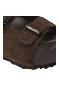 Big-Star - Sandały damskie Big Star, cholewka ze skóry naturalnej zamszowej z regulowanymi paskami na masywnej podeszwie o dobrej amortyzacji, brązowe, TT274236. Zapięcie: pasek. Kolor: brązowy. Materiał: skóra, zamsz #7