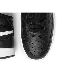 Nike Buty Court Vision Mid CD5436 001 Czarny. Kolor: czarny. Materiał: skóra