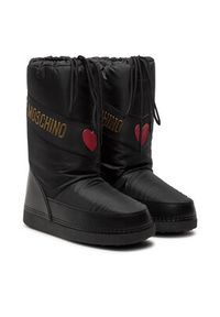 Love Moschino - LOVE MOSCHINO Śniegowce JA24032G1LISY000 Czarny. Kolor: czarny. Materiał: materiał