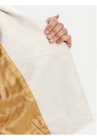 Just Cavalli Kurtka skórzana 78PAVP05 Biały Loose Fit. Kolor: biały. Materiał: skóra #3