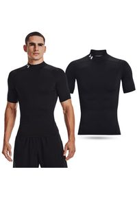 Koszulka Męska Under Armour Termoaktywna Kompresyjna T-Shirt. Kolor: czarny