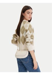 TOMMY HILFIGER - Tommy Hilfiger Torebka Th Glam Mini Chain Crossover AW0AW18142 Écru. Materiał: skórzane #1