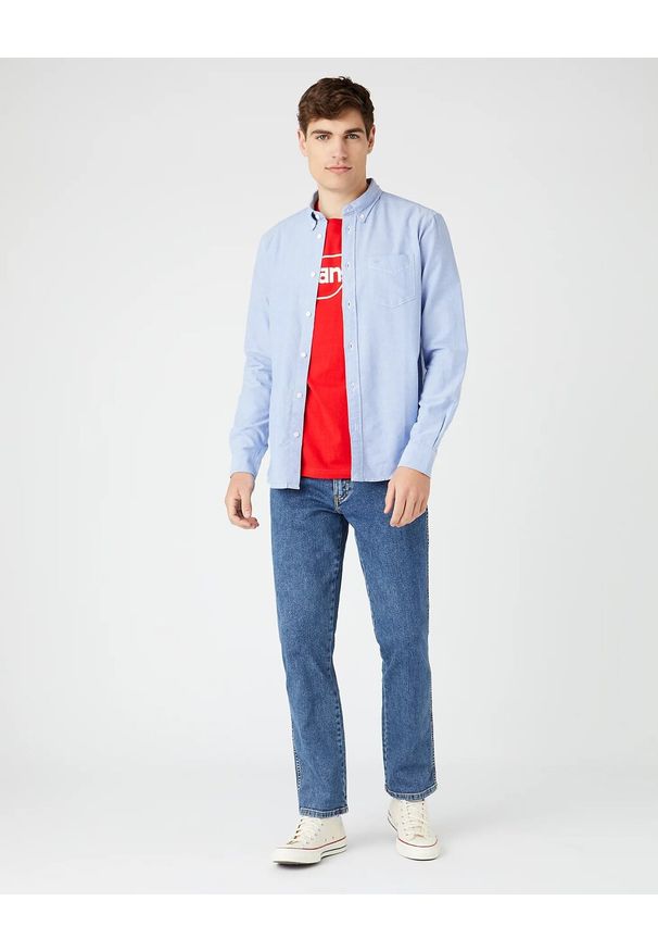 Wrangler - WRANGLER TEXAS STONEWASH W12133010 112126054. Stan: podwyższony. Styl: klasyczny
