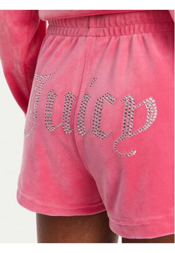 Juicy Couture Szorty sportowe Tamia JCWH121001 Różowy Regular Fit. Kolor: różowy. Materiał: syntetyk