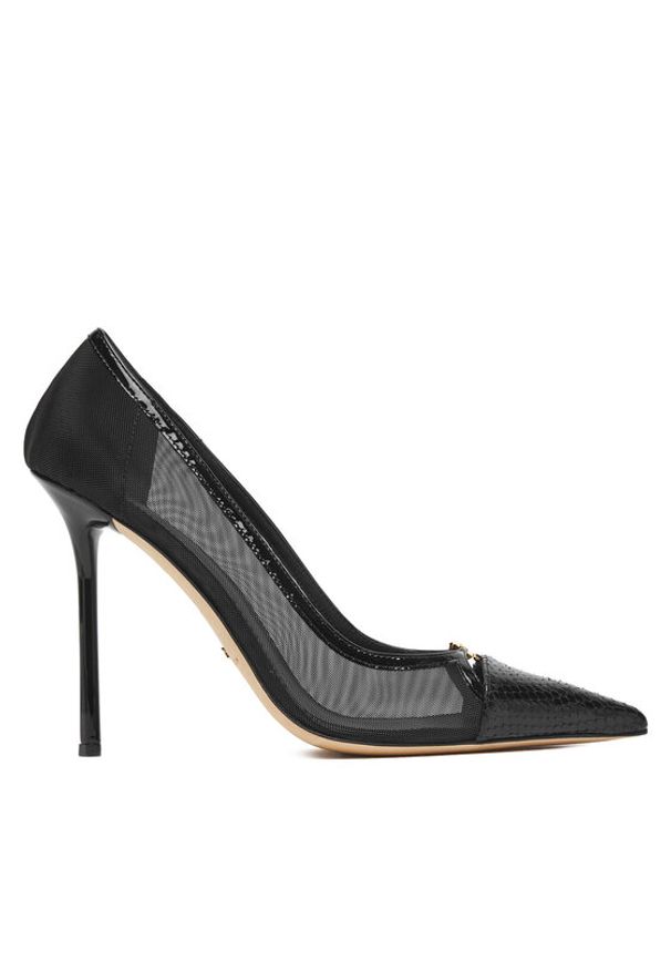 Elisabetta Franchi Szpilki SA-09B-57E2-V670 Czarny. Kolor: czarny. Materiał: materiał. Obcas: na szpilce