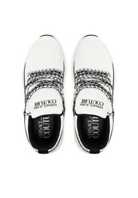 Versace Jeans Couture Sneakersy 79YA3SA3 Biały. Kolor: biały. Materiał: materiał #4