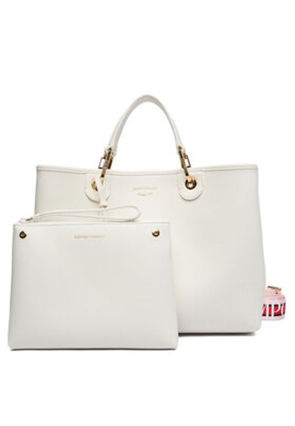 Emporio Armani Torebka EW000360 AF12103 M0034 Biały. Kolor: biały. Materiał: skórzane