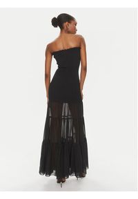 ROTATE Sukienka wieczorowa Chiffon 112111100 Czarny Regular Fit. Kolor: czarny. Materiał: syntetyk. Styl: wizytowy #3
