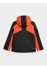 4f - Kurtka narciarska membrana 8 000 chłopięca. Okazja: na co dzień. Kolor: pomarańczowy. Materiał: syntetyk, puch. Sezon: zima. Styl: casual. Sport: narciarstwo #2