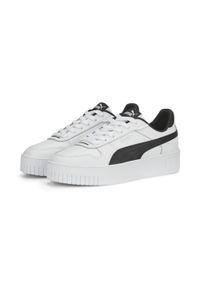 Buty do chodzenia damskie Puma Carina Street. Kolor: czarny, szary, biały, wielokolorowy. Sport: turystyka piesza