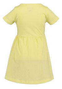 Blue Seven Sukienka codzienna 721628 X Żółty Regular Fit. Okazja: na co dzień. Kolor: żółty. Materiał: bawełna. Typ sukienki: proste. Styl: casual