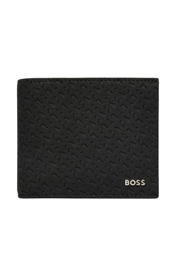 BOSS Portfel Daxter 50563888 Czarny. Kolor: czarny. Materiał: skóra