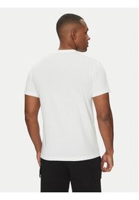 Lacoste T-Shirt TH8917 Biały Regular Fit. Kolor: biały. Materiał: bawełna