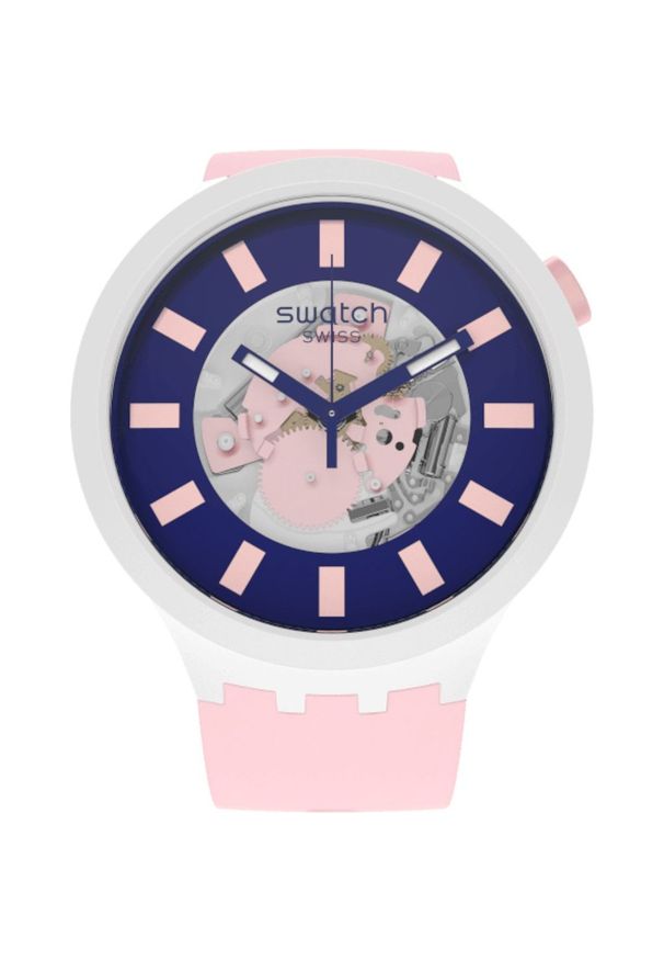 SWATCH ZEGAREK DIVERSIPINK SB03M105. Materiał: tworzywo sztuczne