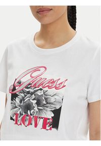 Guess T-Shirt W4GI17 I3Z14 Biały Regular Fit. Kolor: biały. Materiał: bawełna #3