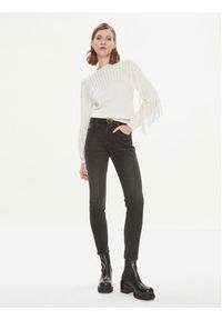 Pinko Sweter Libellula 102082 A19L Écru Regular Fit. Materiał: syntetyk #6