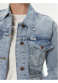 Wrangler Kurtka jeansowa Heritage 112350342 Niebieski Regular Fit. Kolor: niebieski. Materiał: bawełna