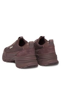 Calvin Klein Sneakersy Hike Runner Lup Lin Mesh HW0HW03000 Brązowy. Kolor: brązowy. Materiał: materiał #3