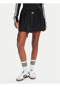 Adidas - adidas Spódnica mini Ribbon JX2554 Czarny Regular Fit. Kolor: czarny. Materiał: syntetyk