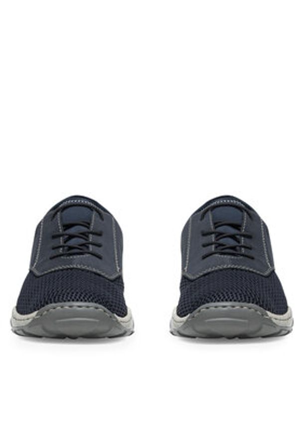 Rieker Półbuty 08015-14 Granatowy. Kolor: niebieski. Materiał: materiał