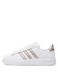 Adidas - adidas Sneakersy Grand Court Cloudfoam Lifestyle Court Comfort Shoes GW9215 Biały. Kolor: biały. Materiał: skóra. Model: Adidas Cloudfoam #3