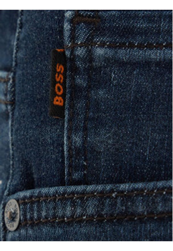 BOSS Szorty jeansowe Re.Maine 50559917 Niebieski Regular Fit. Kolor: niebieski. Materiał: bawełna