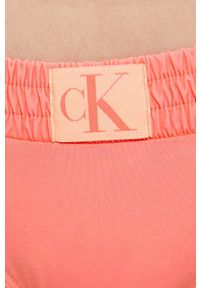 Calvin Klein figi kąpielowe kolor pomarańczowy. Kolor: pomarańczowy. Materiał: materiał #3