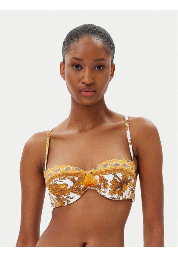 SELMARK - Selmark Góra od bikini BM216 Biały. Kolor: biały. Materiał: syntetyk