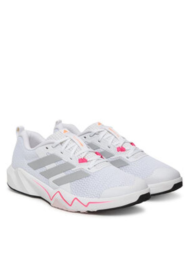 Adidas - adidas Buty na siłownię Rapidmove Go Trainer W JQ3956 Biały. Kolor: biały. Materiał: materiał. Sport: fitness