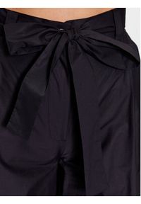 TwinSet - TWINSET Spodnie materiałowe 231TT2305 Czarny Relaxed Fit. Kolor: czarny. Materiał: bawełna #4