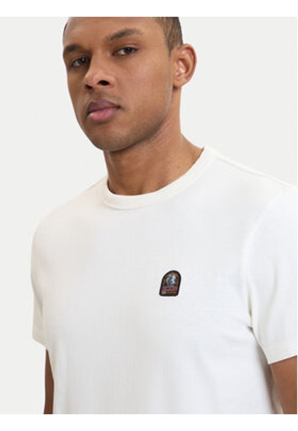 Parajumpers T-Shirt Elio 26SMPMTSRJ02 Biały Regular Fit. Kolor: biały. Materiał: bawełna