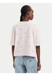 Guess T-Shirt V6GI18 K2985 Różowy jasny Regular Fit. Kolor: różowy. Materiał: bawełna #5